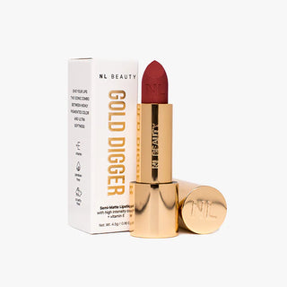 Дълготрайно Semi Matte Velvet Стик Червило, GOLD DIGGER