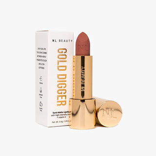 Дълготрайно Semi Matte Velvet Стик Червило, GOLD DIGGER